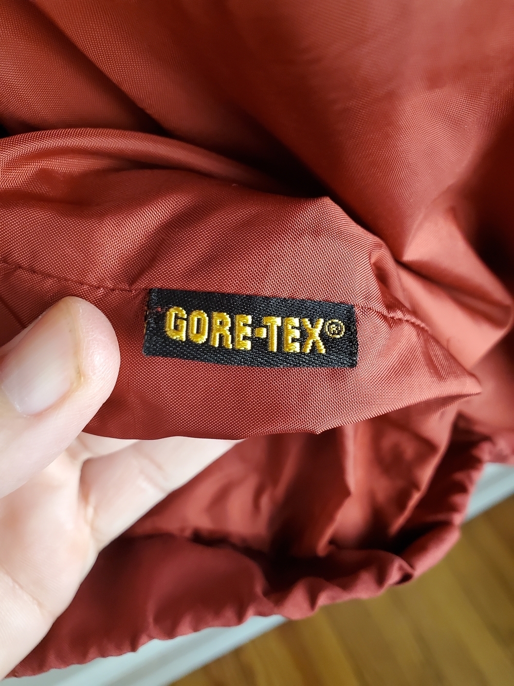 VTG 90s L.L.Bean Red Bomber Jacket Full Zip Snap Pockets Mesh Lined MED. #254 - Picture 6 of 13
